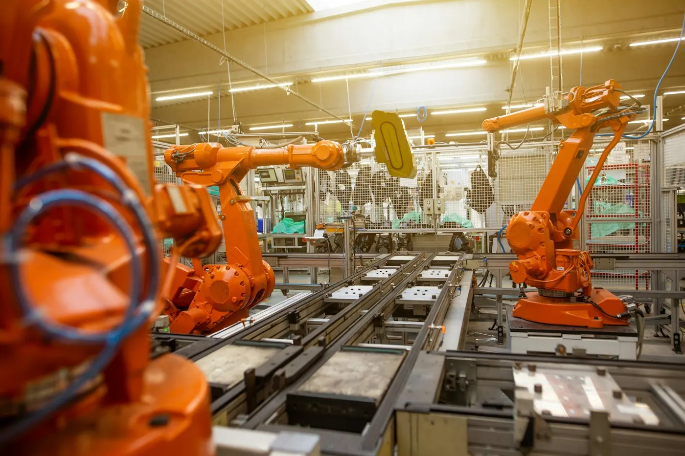 Automatisierte Industrieanlage